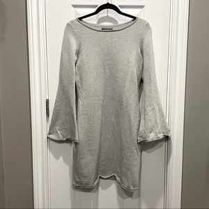 Ralph Lauren Bell Sleeve Grey Dress